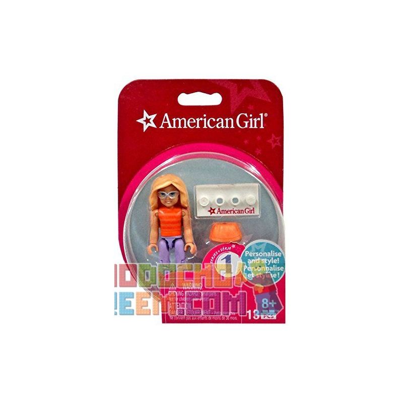 MEGA BLOKS DRC73 non  BÚP BÊ # 8 bộ đồ chơi xếp lắp ráp ghép mô hình  DOLL #8 Các Bạn Gái 13 khối