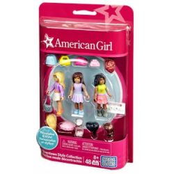 MEGA BLOKS DRC74 non  BỘ SƯU TẬP MINIFIGURES PHONG CÁCH TRUNG TÂM THÀNH PHỐ bộ đồ chơi xếp lắp ráp ghép mô hình  DOWNTOWN STYLE COLLECTION Các Bạn Gái 48 khối