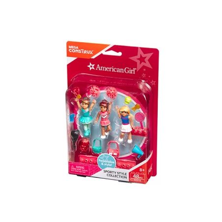 MEGA BLOKS DXX00 non  BỘ SƯU TẬP MINIFIGURES PHONG CÁCH THỂ THAO bộ đồ chơi xếp lắp ráp ghép mô hình  SPORTY STYLE COLLECTION Các Bạn Gái 48 khối