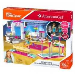 MEGA BLOKS FDY95 non  CUỘC THI THỂ DỤC DỤNG CỤ CỦA MCKENNA bộ đồ chơi xếp lắp ráp ghép mô hình  MCKENNA'S GYMNASTICS COMPETITION Các Bạn Gái 302 khối