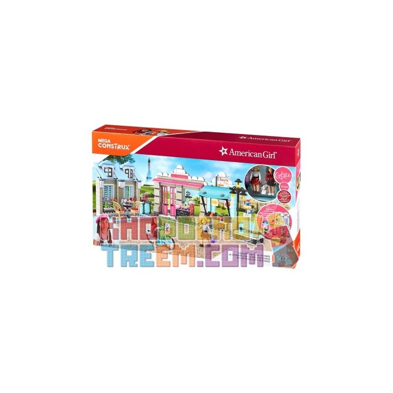 MEGA BLOKS FDY97 non  NGÀY LỄ GRACE'S PARIS 2 TRONG 1 bộ đồ chơi xếp lắp ráp ghép mô hình  GRACE'S 2-IN-1 DAY PARIS Các Bạn Gái 502 khối