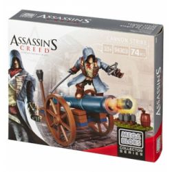 MEGA BLOKS 94303 DBJ08 non  PHÁO BẮN PHÁ bộ đồ chơi xếp lắp ráp ghép mô hình Assassin's Creed CANNON STRIKE 74 khối