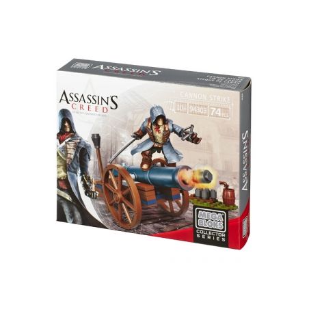 MEGA BLOKS 94303 DBJ08 non  PHÁO BẮN PHÁ bộ đồ chơi xếp lắp ráp ghép mô hình Assassin's Creed CANNON STRIKE 74 khối