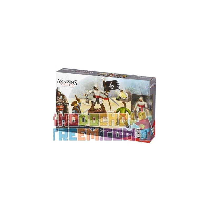 MEGA BLOKS CNK22 94305 non  TÚI THỦY THỦ ĐOÀN bộ đồ chơi xếp lắp ráp ghép mô hình Assassin's Creed PIRATE CREW PACK 111 khối
