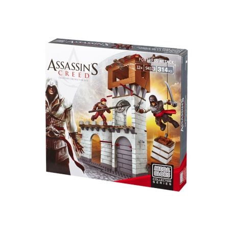 MEGA BLOKS 94319 DBJ04 non  TẤN CÔNG PHÁO ĐÀI bộ đồ chơi xếp lắp ráp ghép mô hình Assassin's Creed FORTRESS ATTACK 314 khối
