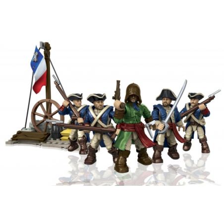 MEGA BLOKS 94320 CNK24 non  GÓI CÁCH MẠNG PHÁP bộ đồ chơi xếp lắp ráp ghép mô hình Assassin's Creed FRENCH REVOLUTION PACK 116 khối
