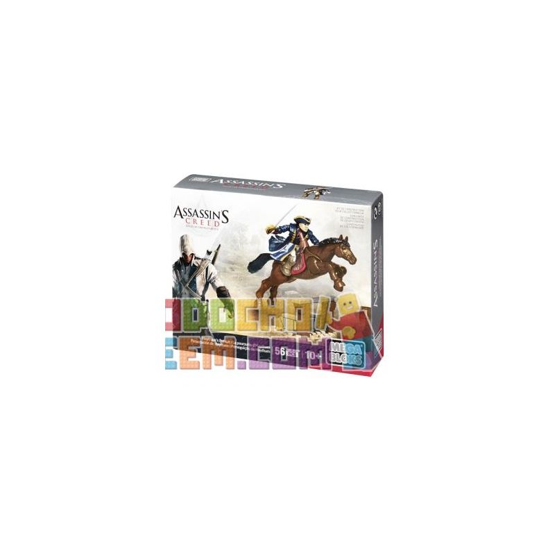 MEGA BLOKS CNG07 non  NHIỆM VỤ CỦA HAYTHAM bộ đồ chơi xếp lắp ráp ghép mô hình Assassin's Creed HAYTHAM’S PURSUIT 56 khối