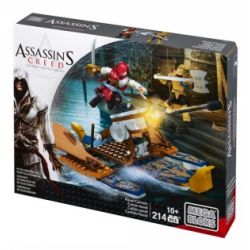 MEGA BLOKS CNG11 non  PHÁO HẢI QUÂN bộ đồ chơi xếp lắp ráp ghép mô hình Assassin's Creed NAVAL CANNON 214 khối