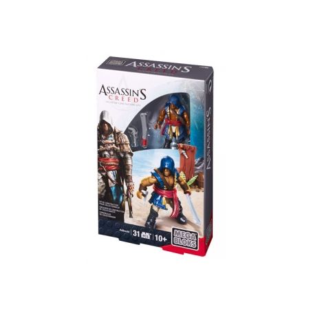 MEGA BLOKS CNG88 non  ĐÀN ANH bộ đồ chơi xếp lắp ráp ghép mô hình Assassin's Creed ADÉWALÉ 31 khối