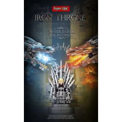 SUPER 18K K130 non  THRONE SẮT bộ đồ chơi xếp lắp ráp ghép mô hình Game Of Thrones IRON THRONE Trò Chơi Vương Quyền 1146 khối