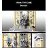 SUPER 18K K130 non  THRONE SẮT bộ đồ chơi xếp lắp ráp ghép mô hình Game Of Thrones IRON THRONE Trò Chơi Vương Quyền 1146 khối