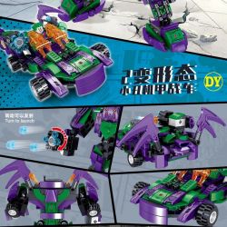 PRCK 64084 non  JOKER MECH XE NGỰA bộ đồ chơi xếp lắp ráp ghép mô hình Super Heroes HEROES GATHERING Siêu Nhân Anh Hùng 332 khối