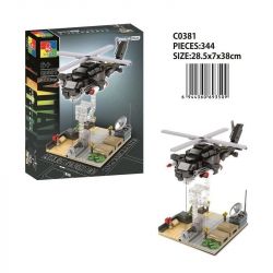 WOMA C0381 0381 non  MÁY BAY TRỰC THĂNG TIỆN ÍCH CHIẾN THUẬT ZHI-20 bộ đồ chơi xếp lắp ráp ghép mô hình Military Army Quân Sự Bộ Đội 344 khối
