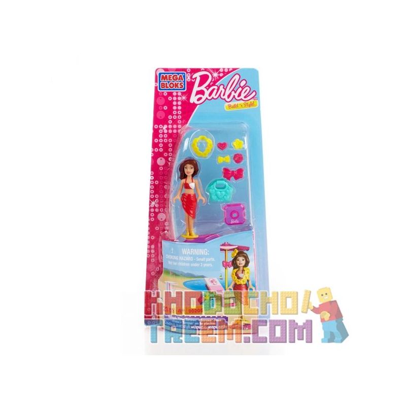 MEGA BLOKS 80205 non  TERESA CHƠI TRONG NƯỚC bộ đồ chơi xếp lắp ráp ghép mô hình  SPLASH TIME TERESA Các Bạn Gái 21 khối