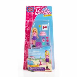 MEGA BLOKS 80207 non  THỜI GIAN TIỆC TÙNG BARBIE bộ đồ chơi xếp lắp ráp ghép mô hình  PARTY TIME BARBIE Các Bạn Gái 23 khối