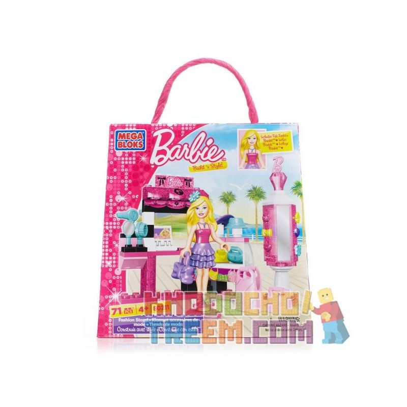 MEGA BLOKS 80211 non  MÓC ÁO THỜI TRANG bộ đồ chơi xếp lắp ráp ghép mô hình  FASHION STAND Các Bạn Gái 71 khối