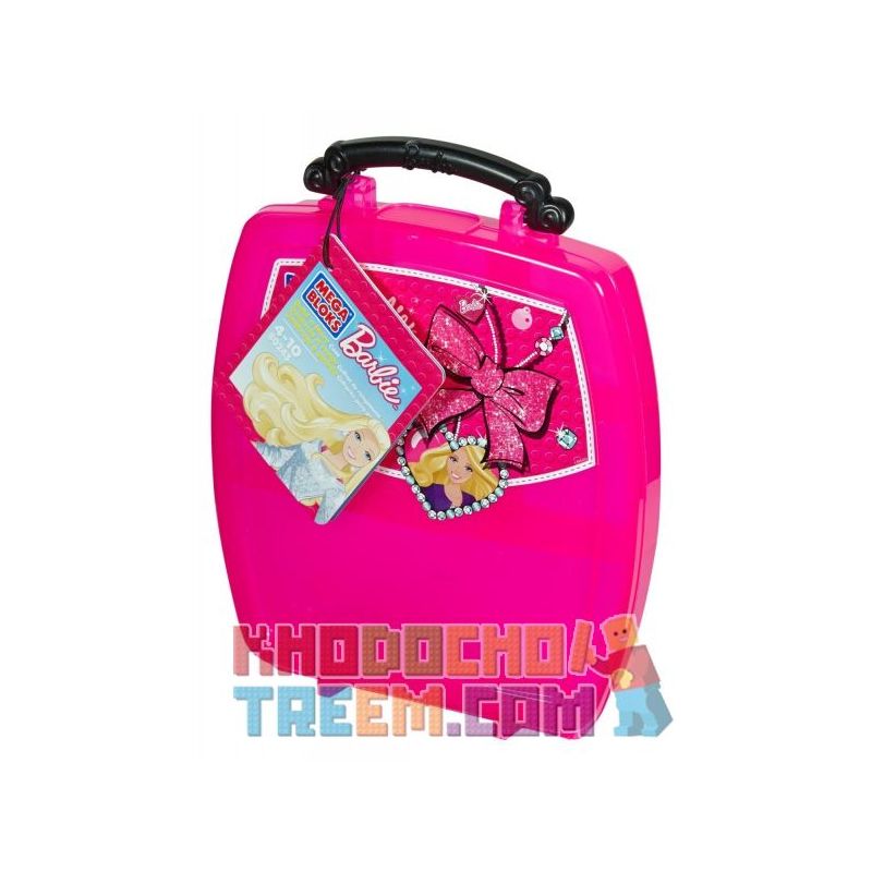 MEGA BLOKS 80243 non  XÂY DỰNG VÀ LƯU TRỮ HỘP bộ đồ chơi xếp lắp ráp ghép mô hình  BUILD 'N STORE CASE Các Bạn Gái