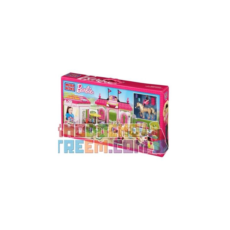 MEGA BLOKS 80246 non  ỔN ĐỊNH bộ đồ chơi xếp lắp ráp ghép mô hình  HORSE STABLE Các Bạn Gái 275 khối