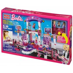 MEGA BLOKS 80247 non  SÂN KHẤU SIÊU SAO bộ đồ chơi xếp lắp ráp ghép mô hình  SUPER STAR STAGE Các Bạn Gái 290 khối