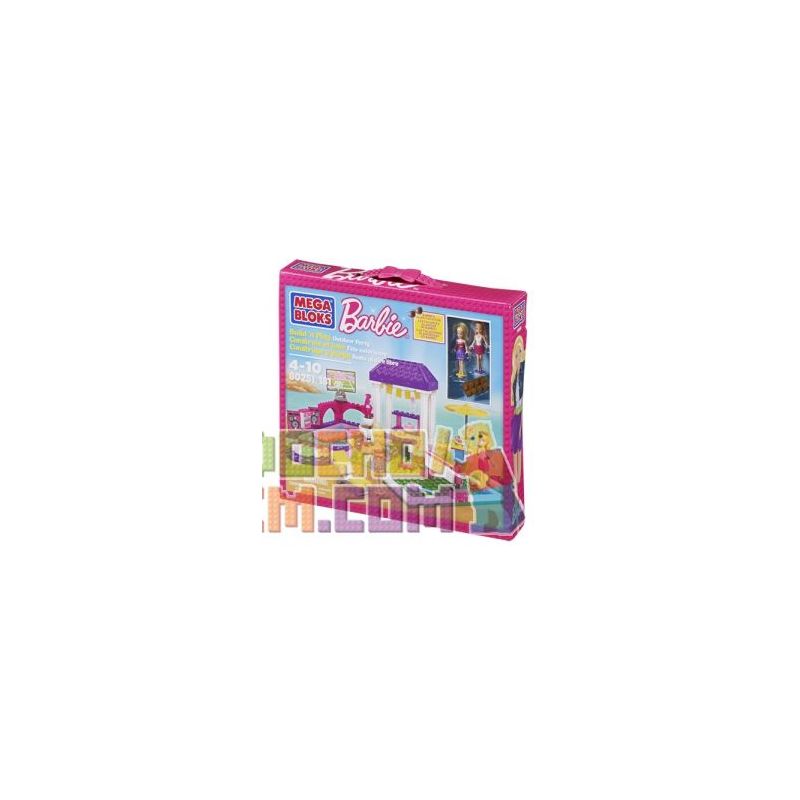 MEGA BLOKS 80251 non  TIỆC NGOÀI TRỜI bộ đồ chơi xếp lắp ráp ghép mô hình  OUTDOOR PARTY Các Bạn Gái 181 khối