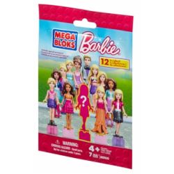 MEGA BLOKS 80100 non  BÚP BÊ THỜI TRANG MINI bộ đồ chơi xếp lắp ráp ghép mô hình  MINI FASHION FIGURES Các Bạn Gái 7 khối