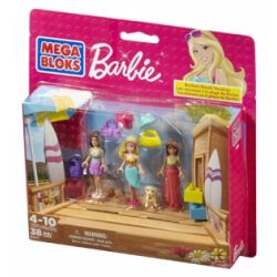 MEGA BLOKS 80111 CNF02 non  KỲ NGHỈ BÃI BIỂN bộ đồ chơi xếp lắp ráp ghép mô hình  BEACH VACATION Các Bạn Gái 38 khối