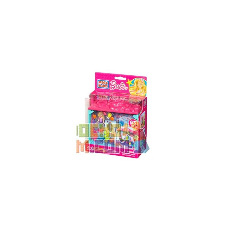 MEGA BLOKS 80168 CNF05 non  VỊNH NHỎ DƯỚI NƯỚC bộ đồ chơi xếp lắp ráp ghép mô hình  BUILD ‘N PLAY UNDERWATER COVE Các Bạn Gái 63 khối