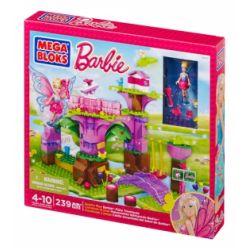 MEGA BLOKS 80258 DBM19 non  NGÔI NHÀ TRÊN CÂY CỔ TÍCH bộ đồ chơi xếp lắp ráp ghép mô hình  BUILD ‘N PLAY FAIRY TREEHOUSE Các Bạn Gái 239 khối