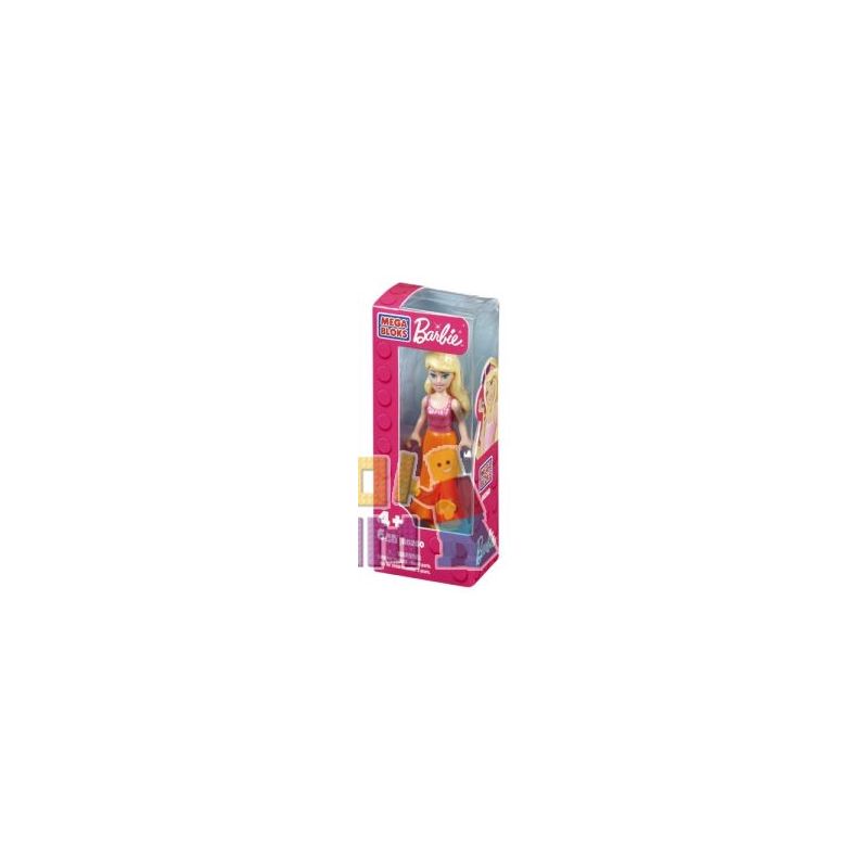 MEGA BLOKS 80263 non  BARBIE NHIỆT ĐỚI bộ đồ chơi xếp lắp ráp ghép mô hình  TROPICAL BARBIE® Các Bạn Gái 6 khối
