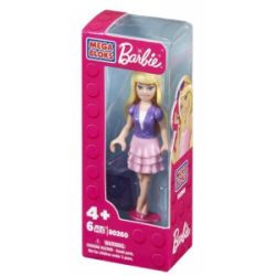 MEGA BLOKS 80264 non  BÚP BÊ BARBIE BÌNH THƯỜNG bộ đồ chơi xếp lắp ráp ghép mô hình  CASUAL BARBIE® Các Bạn Gái 6 khối