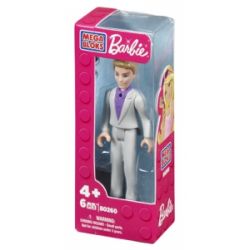 MEGA BLOKS 80268 non  MẶC ÁO KEN bộ đồ chơi xếp lắp ráp ghép mô hình  TUXEDO KEN® Các Bạn Gái 6 khối