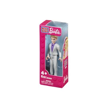 MEGA BLOKS 80268 non  MẶC ÁO KEN bộ đồ chơi xếp lắp ráp ghép mô hình  TUXEDO KEN® Các Bạn Gái 6 khối