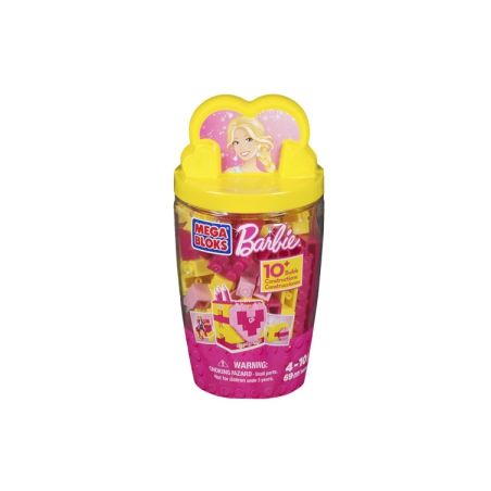 MEGA BLOKS 80277 non  XÔ XÂY DỰNG MÀU VÀNG bộ đồ chơi xếp lắp ráp ghép mô hình  YELLOW BUILDING TUBE Các Bạn Gái 69 khối