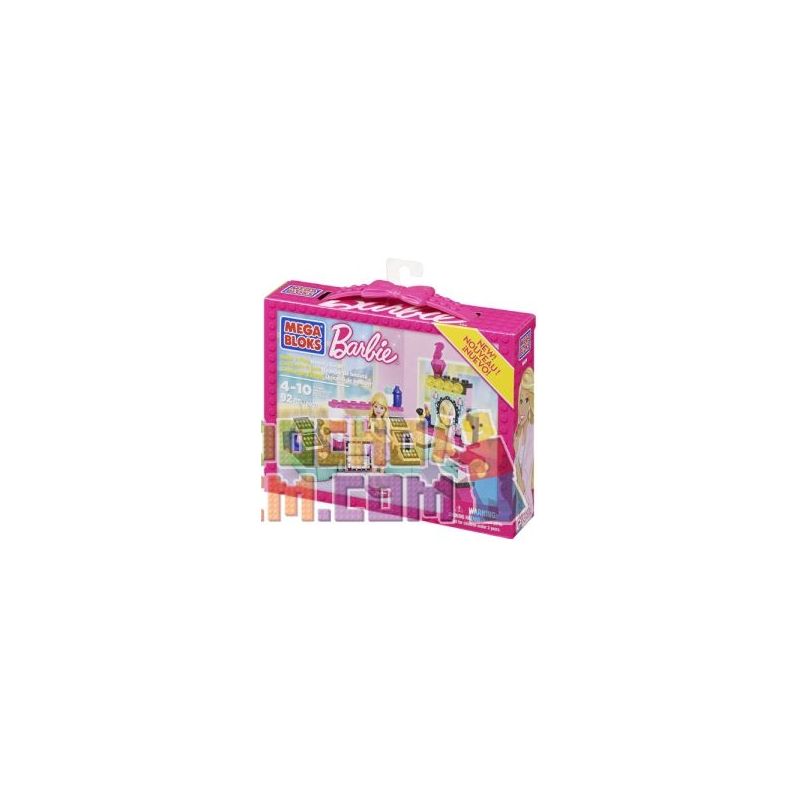 MEGA BLOKS 80279 non  KIOSK ĐẸP bộ đồ chơi xếp lắp ráp ghép mô hình  BUILD ’N PLAY BEAUTY KIOSK Các Bạn Gái 92 khối