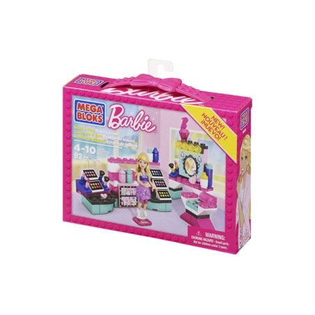 MEGA BLOKS 80279 non  KIOSK ĐẸP bộ đồ chơi xếp lắp ráp ghép mô hình  BUILD ’N PLAY BEAUTY KIOSK Các Bạn Gái 92 khối