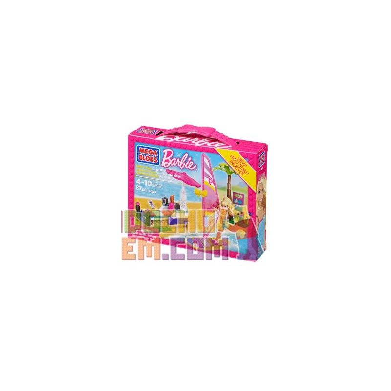 MEGA BLOKS 80287 non  ĐÃ ĐẾN LÚC TẮM BIỂN bộ đồ chơi xếp lắp ráp ghép mô hình  BUILD 'N PLAY! BEACH DAY Các Bạn Gái 87 khối