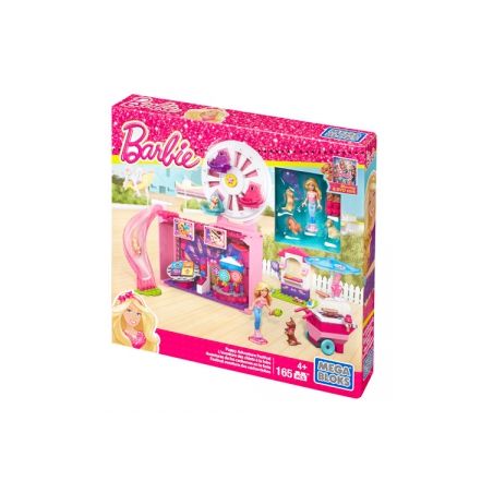 MEGA BLOKS CNF98 non  CUỘC PHIÊU LƯU KỲ NGHỈ CỦA CÚN CON bộ đồ chơi xếp lắp ráp ghép mô hình  PUPPY ADVENTURE FESTIVAL Các Bạn Gái 165 khối