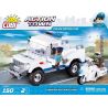 COBI 1576 non  XE TUẦN TRA CẢNH SÁT bộ đồ chơi xếp lắp ráp ghép mô hình City POLICE PATROL CAR Thành Phố 150 khối