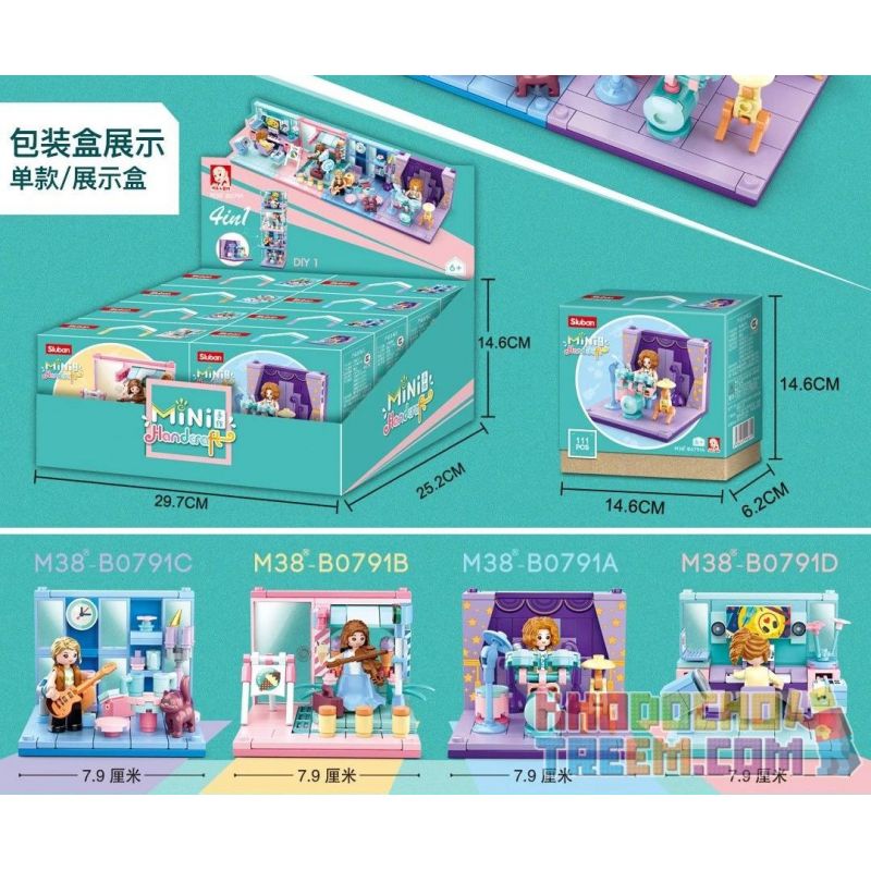 SLUBAN M38-B0791A B0791A 0791A M38B0791A 38-B0791A M38-B0791B B0791B 0791B M38B0791B 38-B0791B M38-B0791C B0791C 0791C M38B0791C 38-B0791C M38-B0791D B0791D 0791D M38B0791D 38-B0791D non  PHÒNG THU ÂM NHẠC 4 MẪU bộ đồ chơi xếp lắp ráp ghép mô hình Modular Buildings MINI HANDCRAFT Mô Hình Nhà Cửa 908 khối
