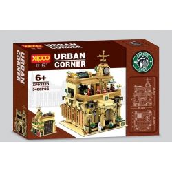 XIPOO XP93220 93220 non  CHẾ ĐỘ XEM PHỐ CỦA CỬA HÀNG CÀ PHÊ CHỌN LỌC STARBUCKS bộ đồ chơi xếp lắp ráp ghép mô hình Creator STARBUCKS COFFEE Sáng Tạo 3480 khối