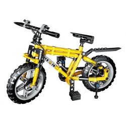 ZHEGAO QL0442 0442 non  ĐI XE ĐẠP CẠNH TRANH bộ đồ chơi xếp lắp ráp ghép mô hình  Kỹ Thuật Công Nghệ Cao Mô Hình Phương Tiện 235 khối