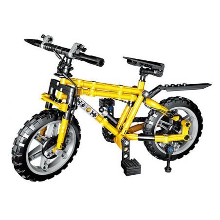 ZHEGAO QL0442 0442 non  ĐI XE ĐẠP CẠNH TRANH bộ đồ chơi xếp lắp ráp ghép mô hình  Kỹ Thuật Công Nghệ Cao Mô Hình Phương Tiện 235 khối