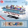 ZHEGAO QL1807 1807 non  ASUKA NA UY bộ đồ chơi xếp lắp ráp ghép mô hình Creator CRUISE LINER Sáng Tạo 2446 khối