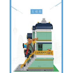 HAPPY BUILD SHINEYU XINYU YC-20008 20008 YC20008 non  CỬA HÀNG NHẠC CỤ bộ đồ chơi xếp lắp ráp ghép mô hình Mini Modular STREETCAPE Đường Phố Thu Nhỏ 3005 khối