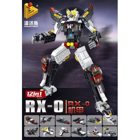 PanlosBrick 633049 Panlos Brick 633049 non  RX-0 MECH 12 KẾT HỢP bộ đồ chơi xếp lắp ráp ghép mô hình Movie & Game Phim Và Trò Chơi 566 khối