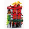 BRICKABLE BR BR60004 60004 non  DOUBLE HAPPINESS CHẾ ĐỘ XEM PHỐ LINMEN bộ đồ chơi xếp lắp ráp ghép mô hình Creator Sáng Tạo
