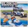 MEGA BLOKS 2421 non  TUẦN TRA BỜ BIỂN bộ đồ chơi xếp lắp ráp ghép mô hình City BEACH PATROL Thành Phố 183 khối