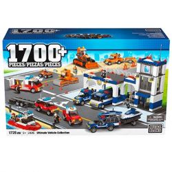 MEGA BLOKS 2426 non  BỘ SƯU TẬP XE CUỐI CÙNG bộ đồ chơi xếp lắp ráp ghép mô hình City ULTIMATE VEHICLE COLLECTION Thành Phố 1728 khối