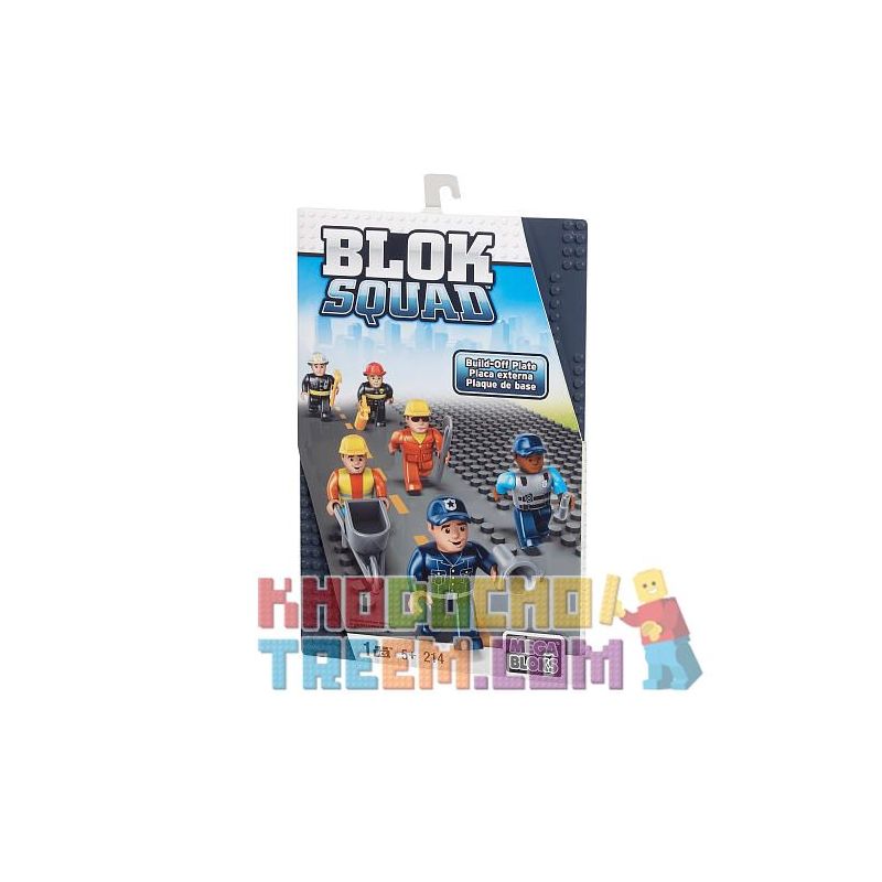 MEGA BLOKS 214 non  XÂY DỰNG SÀN NHÀ bộ đồ chơi xếp lắp ráp ghép mô hình City BUILD-OFF PLATE Thành Phố