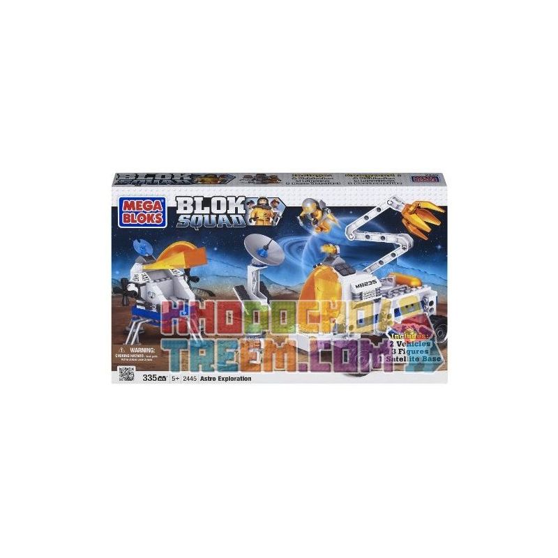 MEGA BLOKS 2445 non  THÁM HIỂM KHÔNG GIAN bộ đồ chơi xếp lắp ráp ghép mô hình City ASTRO EXPLORATION Thành Phố 335 khối